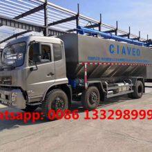 Dongfeng Tianjin 6*2 LHD 10 Wheels 30cbm Bulk Feed Transported Truck for Sale thumbnail-3