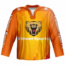  Customized 2022 Fashion Ice-Hockey Jersey With 100%polyester thumbnail-1