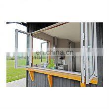 Aluminium Tempered Glass Folding Windows Balcony Windows Frameless Folding Windows