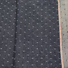 11oz Cotton Star Dot Jacquard Denim Selvage Jeans Fabric for Women's Dress 32/33“ thumbnail-5