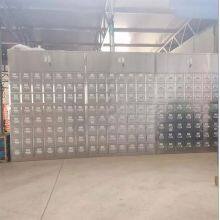 Шкаф для травяных материалов из нержавеющей стали глубиной 500 мм | Фабрика по индивидуальному производству шкафов для китайской медицины thumbnail-2