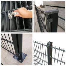 Double Wire Mesh Fence With Reinforced Edges for Structural Integrity thumbnail-3