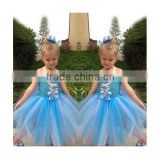 Instyles fashion Cheap wholesale Cute Design Frozen Baby Girls Summer Dress Lat Party Wear Dresses For Gir