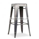 MCH-1505 Industrial Furniture 75cm Height Metallic Color Bar Stool Quality Choice thumbnail-2
