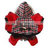 Nordic Style Plovers and Down Four Feet Warm Red Dog Clothing thumbnail-1