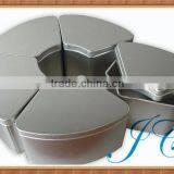Most creative special shaped metal tin box set for promotion