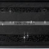 Bling License Plate Frame - High Quality Rhinestone Crystals with Chrome Plated Hardware