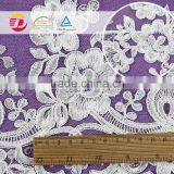 Wholesale High Quality White Cotton Lace Embroidery Fabric for Dress New Design thumbnail-5