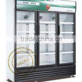 2016 hot sale 3 Doors commercial display freezer(ZQR-1380H)