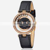 IPRG Plating Transparent Leather Ladies Watches With Changeable Strap