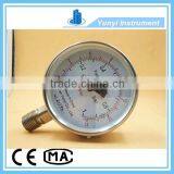 SS316 Double Scale Pressure Gauge kg and Psi thumbnail-2