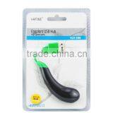 New Fashion Eggplant Fruite Shape USB HUB 4 Ports thumbnail-5