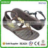 Elegant Ladies Summer Flat Sandals Ladies Brown Sandles Casual Shoes Casual Fashion Ladies Flat Sandals thumbnail-1