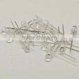 Red LED Diode 3MM Round With Domed Top Light Emitting Diode ( Lens Color Water Clear )