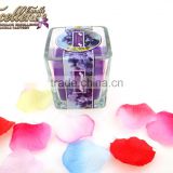 7*8 flat top soy candles in glass candle holders oblong type for decoration