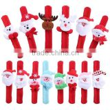 slap kids christmas bracelet fashion led christmas bracelet