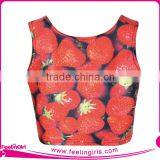 Customized Sport Cheerleading Uniform Crop Tops for Girls thumbnail-6