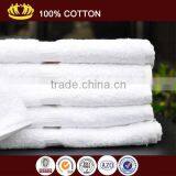 100% Cotton White Color Plain Dyed Line Satin Gear White Hotel Bath Towel thumbnail-1