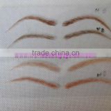 human hair swiss lace eyebrow any color and style are available real hair fake eyebrows