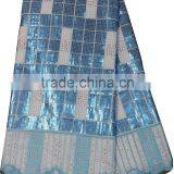 2014 Newest Orangza Lace Fabric CL9256-3 T Blue thumbnail-1