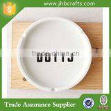 White Oil Painting Pocket Ashtray Home Decoration thumbnail-1