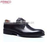 Royal quality leather sole calf hide mens dress shoes