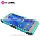 China Mobile Phone Accessories Rugged Detachable Hybrid Silicone + pc Robot Case With Kickstand Suitable for Samsung Galaxy On5 Most Popular thumbnail-5