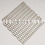 Pvc coated/powder coated flattened expanded metal mesh panel