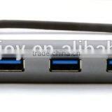 best selling Aluminum 5Gbps Super Speed 7 port USB 3.0 Hub