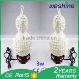 beautiful Chinese style LED bone porcelain lights 3w LED lights
