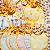 Baby Bib Cotton Terry With TPU Coating Back Soft Bib Made in China Cotton Toddle Scarf Baby Jersey Adjustable Bib thumbnail-4