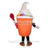 HI EN71 High Quality Plush Custom Ice Cream Mascot Costume for Sale thumbnail-4
