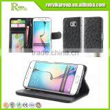 Classic fake ostrich phone case for samsung galaxy s6 edge