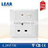Low Price Plastic Plate Wall Switch and Socket Quality Choice