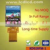 2.8 Inch 240*320, ST7789V, Full Viewing Angle, Sunlight Readable 8/9/16 MCU, 3/4 Wire Serial 16/18bit RGB Interface IPS LCD