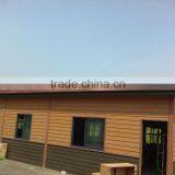 Waterproof Facade Material Wood Plastic Panel Wpc House