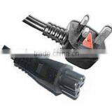 UK Power Cord BSI Plug 3/5/7/10/13A 250V With Power Cable H05VV-F 3G0.75/1.0/1.5mm2 BS 1363 U.K. Plug
