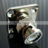 RF Coaxial Connector BNC Male 4-hole Panel Mount