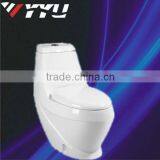 Sanitary Ware Bathroom wc Toilet Bowl Ceramic Washdown s Trap One Piece Toiletwith Bidet White Toielt ChinaY8008