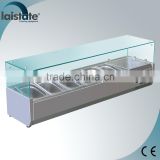 6*GN1/3 Pizza Glass Display Counter