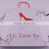 Hot Sale Recyclable White Kraft Paper Bags in Cheap Price With Red Twisted Handle