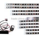New Product Rgbw Motorcycle Led Strip Light Kit Neon Glow Strip With Remote Controller Made in China