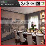 2015 Newest Hotel Decoration Chinese Silk wallpaper hand paint Factory Price