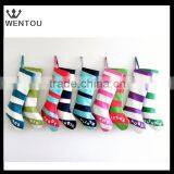 Personalized Quilted Striped Christmas Stocking thumbnail-1