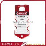 Seven Holes Labeled Group Aluminum Lockout Hasp