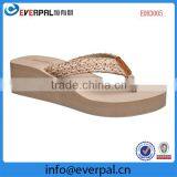 2015 Ladies Wedge Shoes Eva Flip Flop Sandals thumbnail-1