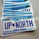 Chinese Factory Bulk Produced Woven Badges thumbnail-1