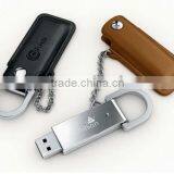 leather pouch for usb flash drive, real capacity leather usb flash, leather usb disk, leather usb pen drive 8gb