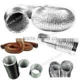 4/5/6/8/10/12 Inch Insulated Aluminum Foil Flexible Air Ducting / Air Conditioner Duct Tube thumbnail-6