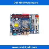 Full compatible dual channel 965G chipset ddr2 G31 parts of the desktop motherboards